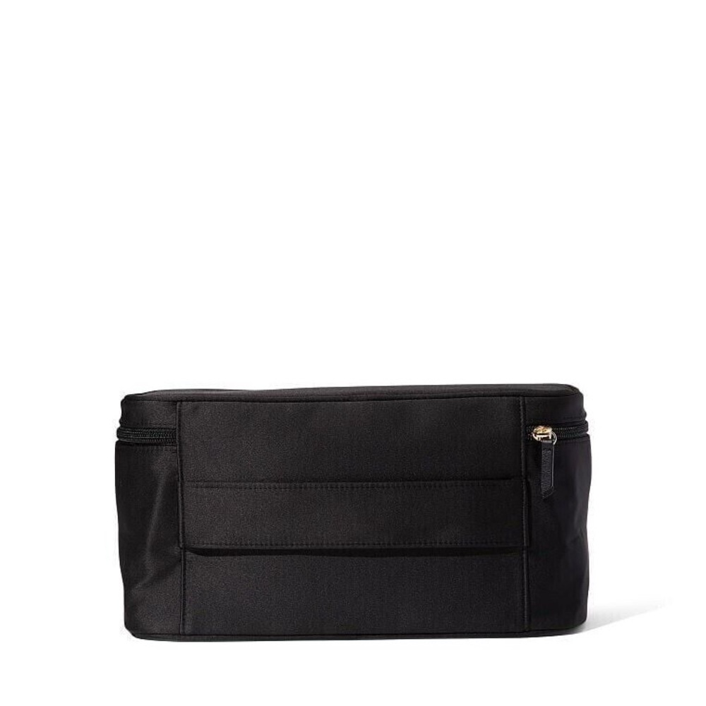 Victoria Secret Black Panty & Bra Satin Travel Case Bag - Picture 5 of 6